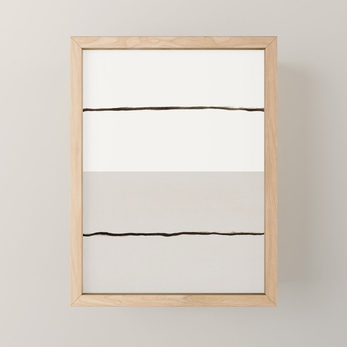 Minimal Space 03 Mini Art Print Gallery Image 1
