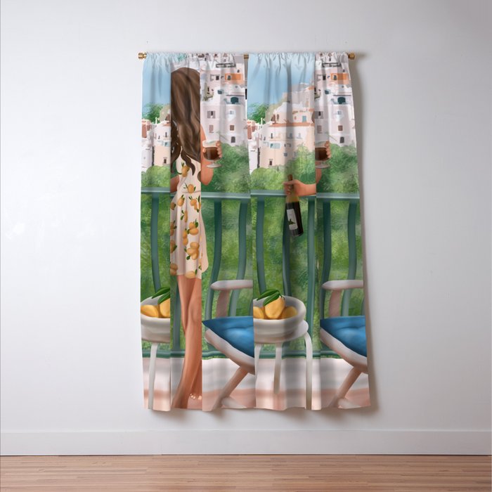 Amalfi Reverie Window Curtain Gallery Image 3