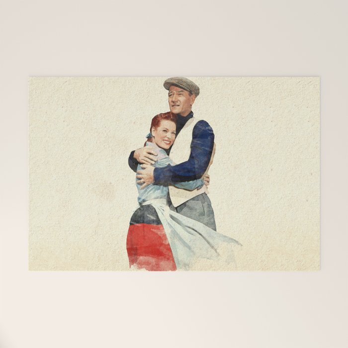 The Quiet Man - Watercolor Welcome Mat Gallery Image 1