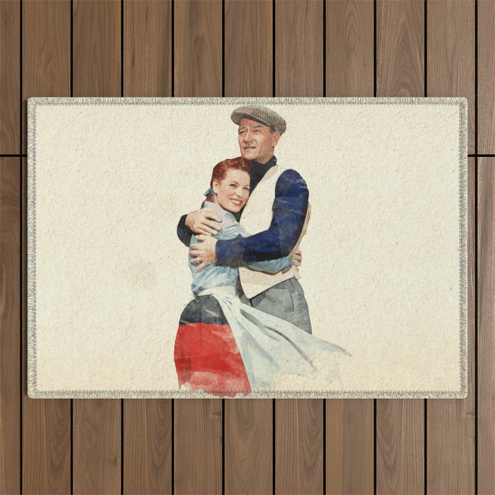 The Quiet Man - Watercolor Outdoor Rug