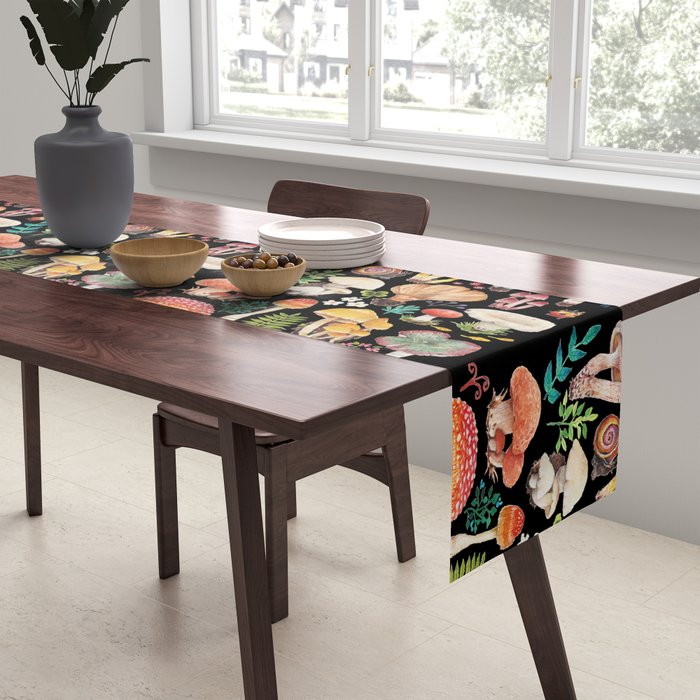 Mushroom heart Table Runner Gallery Image 2
