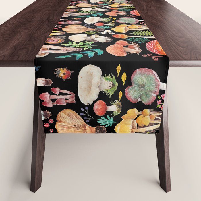 Mushroom heart Table Runner Gallery Image 1