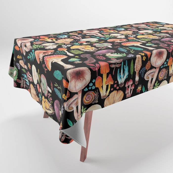 Mushroom heart Tablecloth Gallery Image 1