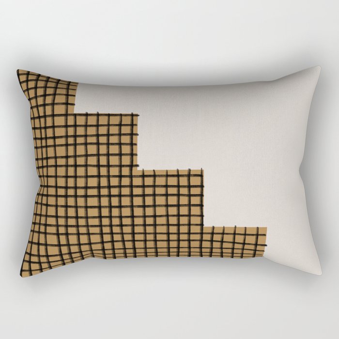 Blue Circle #2 Rectangular Pillow Gallery Image 2
