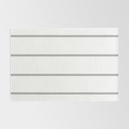 Minimal Black White Stripe Glam #2 #lines #decor #art #society6 Rug Gallery Image 2