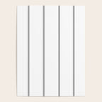 Minimal Black White Stripe Glam #2 #lines #decor #art #society6 Poster Gallery Image 4