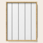 Minimal Black White Stripe Glam #2 #lines #decor #art #society6 Serving Tray Gallery Image 1