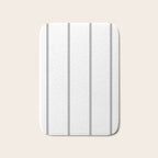 Minimal Black White Stripe Glam #2 #lines #decor #art #society6 Bath Mat Gallery Image 1