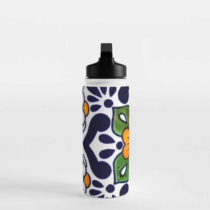 talavera mexican tile Water Bottle Gallery Image 3