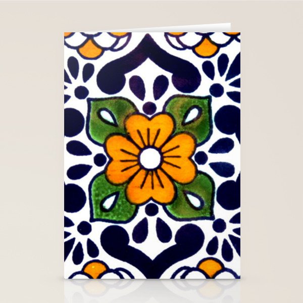 talavera mexican tile Stationery Card Gallery Image 2