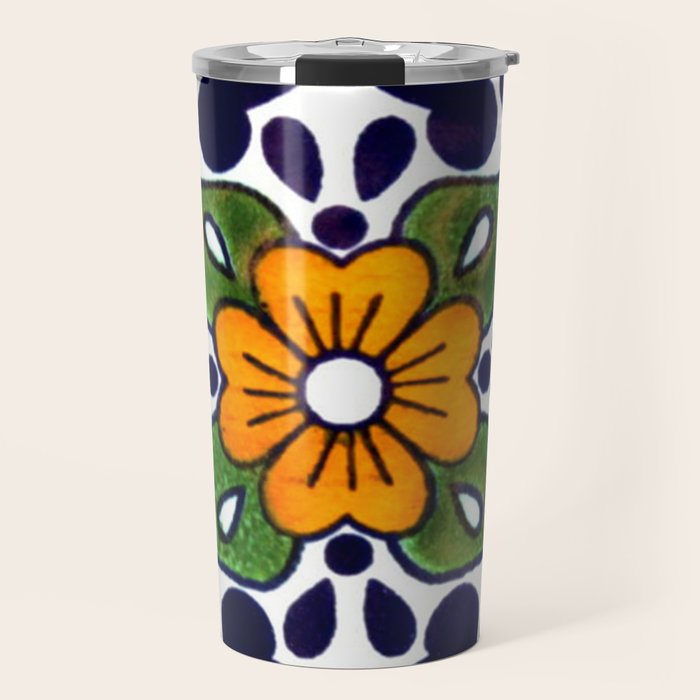 talavera mexican tile Travel Mug Gallery Image 1
