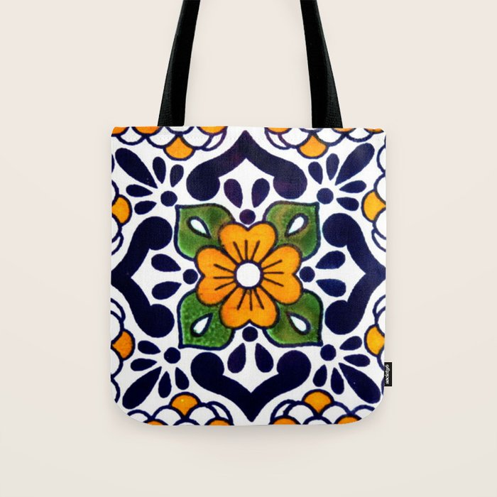 talavera mexican tile Tote Bag Gallery Image 1