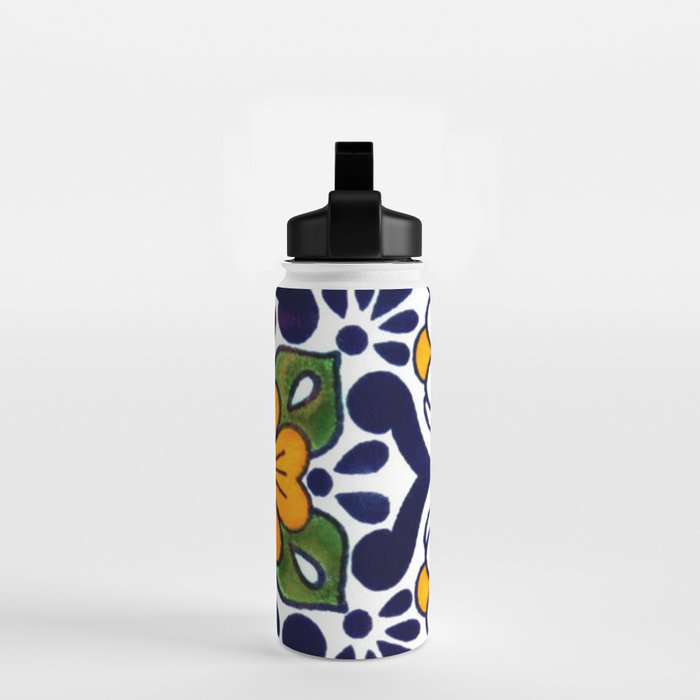 talavera mexican tile Water Bottle Gallery Image 2