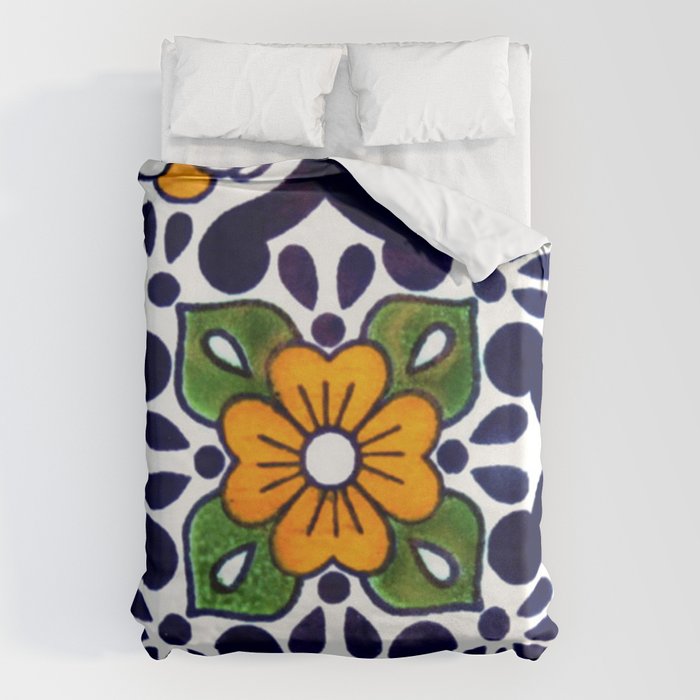 talavera mexican tile Duvet Cover Gallery Image 6
