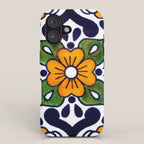 talavera mexican tile iPhone Case Gallery Image 1