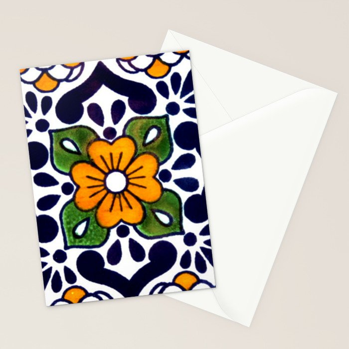 talavera mexican tile Stationery Card Gallery Image 2