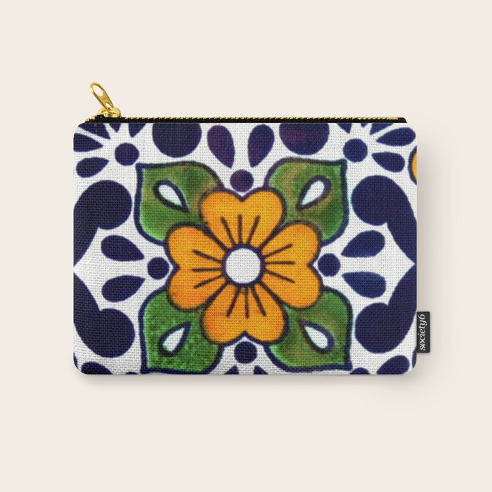 talavera mexican tile Carry All Pouch Gallery Image 1
