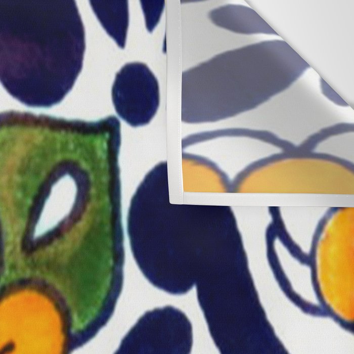 talavera mexican tile Wall Tapestry Gallery Image 3