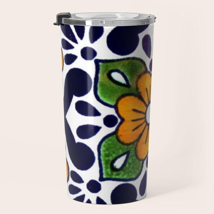 talavera mexican tile Travel Mug Gallery Image 3