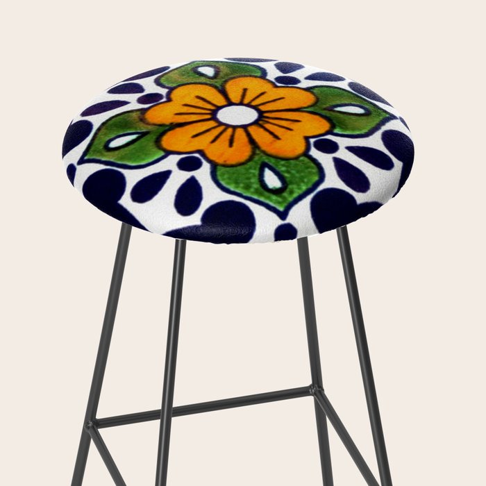 talavera mexican tile Stool Gallery Image 2