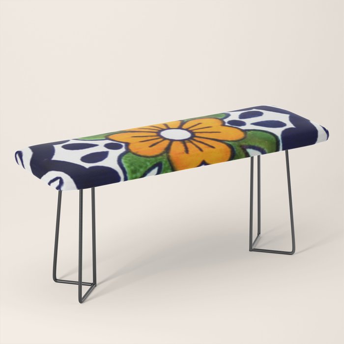 talavera mexican tile Bench Gallery Image 1