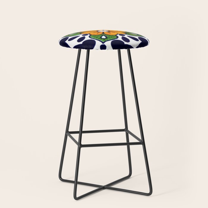 talavera mexican tile Stool Gallery Image 1