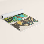Vintage Butterfly Illustration EA Seguy Papillon Yoga Mat Gallery Image 2