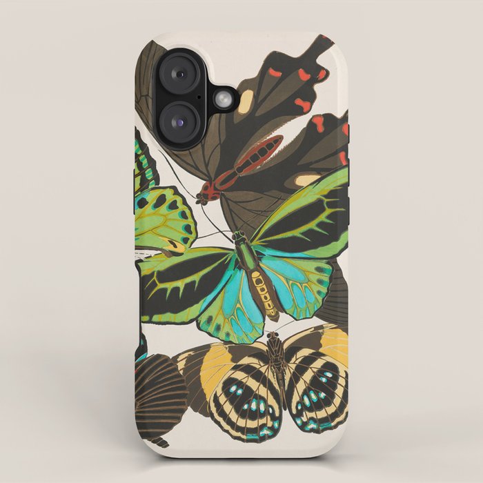 Vintage Butterfly Illustration Ea Seguy Papillon Iphone Case
