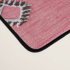 Lovely Pink Oriental Traditional Moroccan Handmade Printable Style  Desk Mat Gallery Image 4