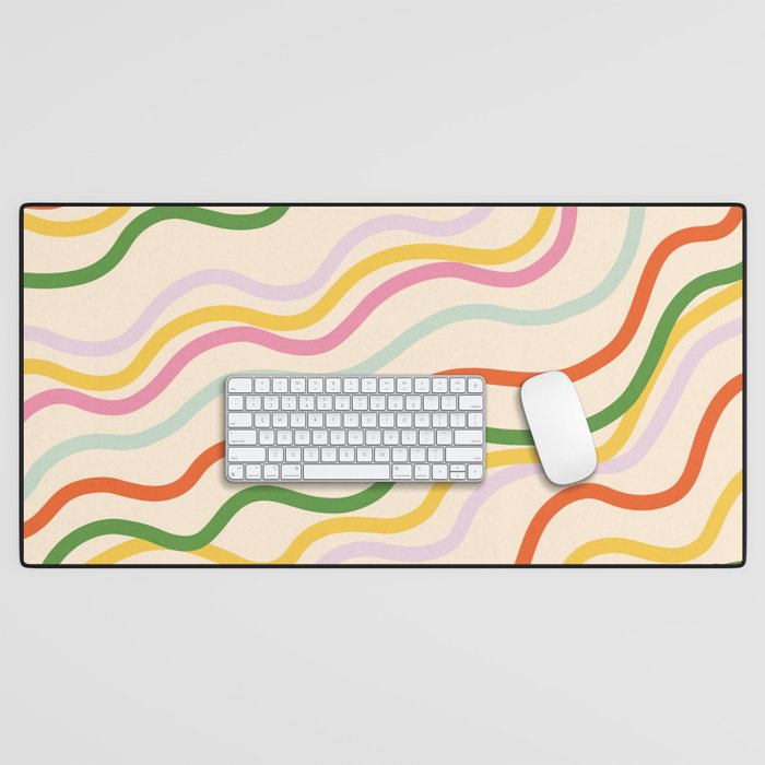 Candy lines Desk Mat Gallery Image 1