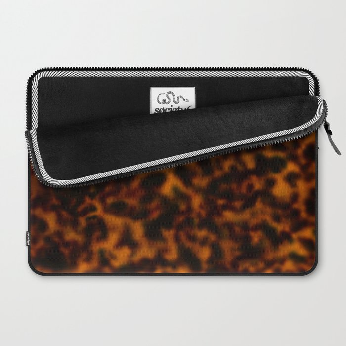 Tortoiseshell amber pattern  Laptop Sleeve Gallery Image 2