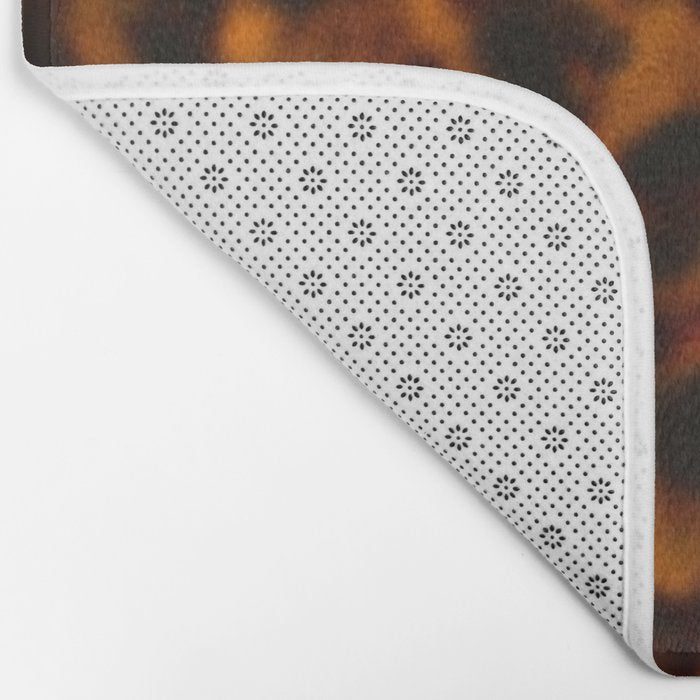 Tortoiseshell amber pattern  Bath Mat Gallery Image 2