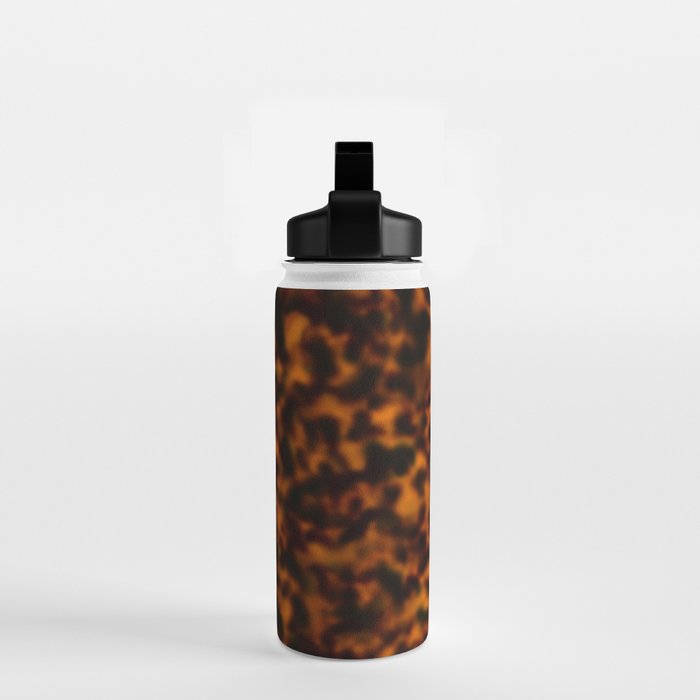 Tortoiseshell amber pattern  Water Bottle Gallery Image 2