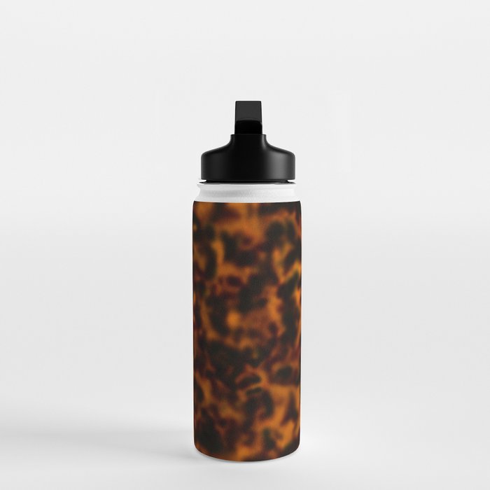 Tortoiseshell amber pattern  Water Bottle Gallery Image 3