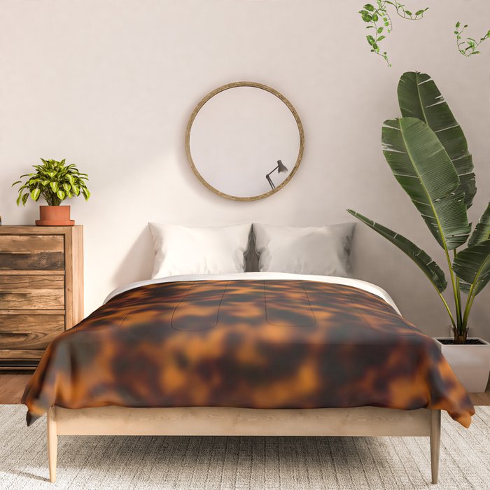 Tortoiseshell amber pattern  Comforter Gallery Image 3