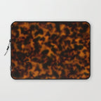 Tortoiseshell amber pattern  Laptop Sleeve Gallery Image 1