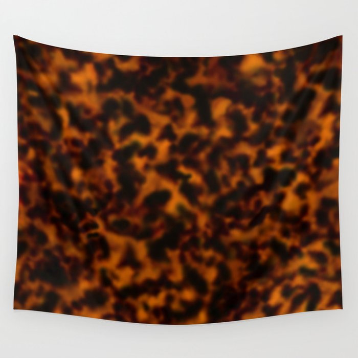 Tortoiseshell amber pattern  Wall Tapestry Gallery Image 4