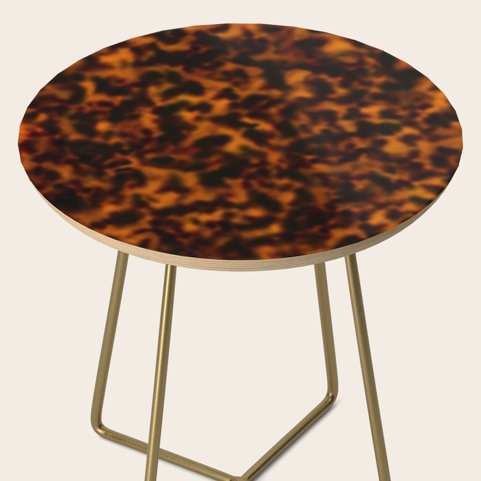 Tortoiseshell amber pattern  Side Table Gallery Image 2