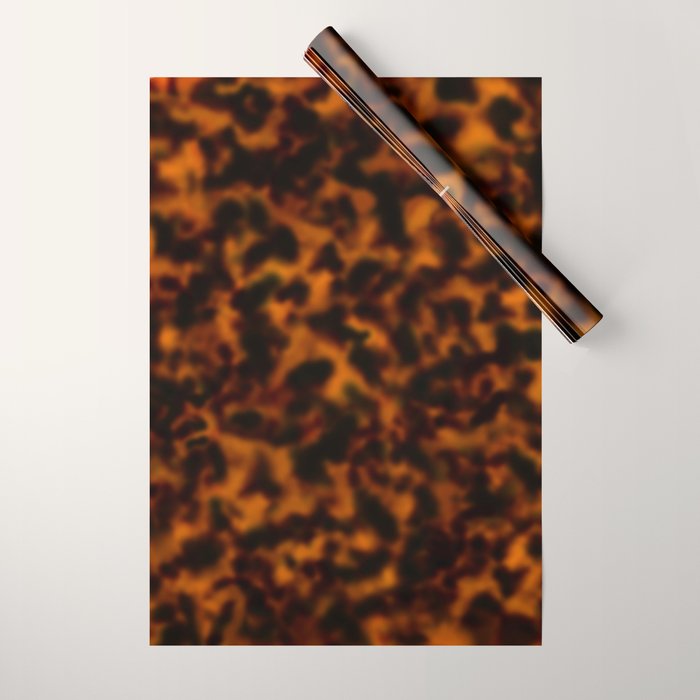 Tortoiseshell amber pattern  Wrapping Paper Gallery Image 1
