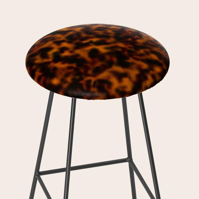 Tortoiseshell amber pattern  Stool Gallery Image 2