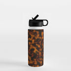 Tortoiseshell amber pattern  Water Bottle Gallery Image 1
