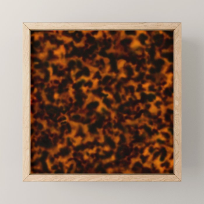 Tortoiseshell amber pattern  Mini Art Print Gallery Image 1