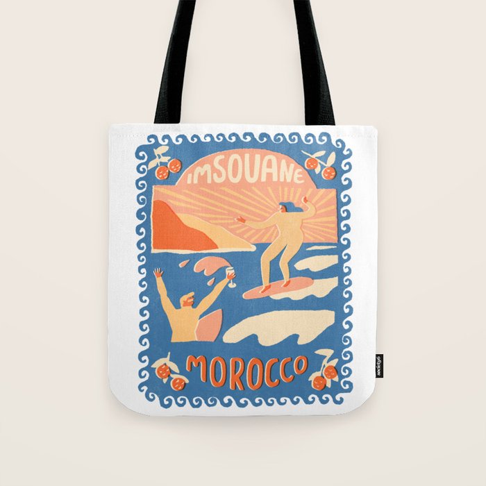 Morocco surf Tote Bag Gallery Image 1