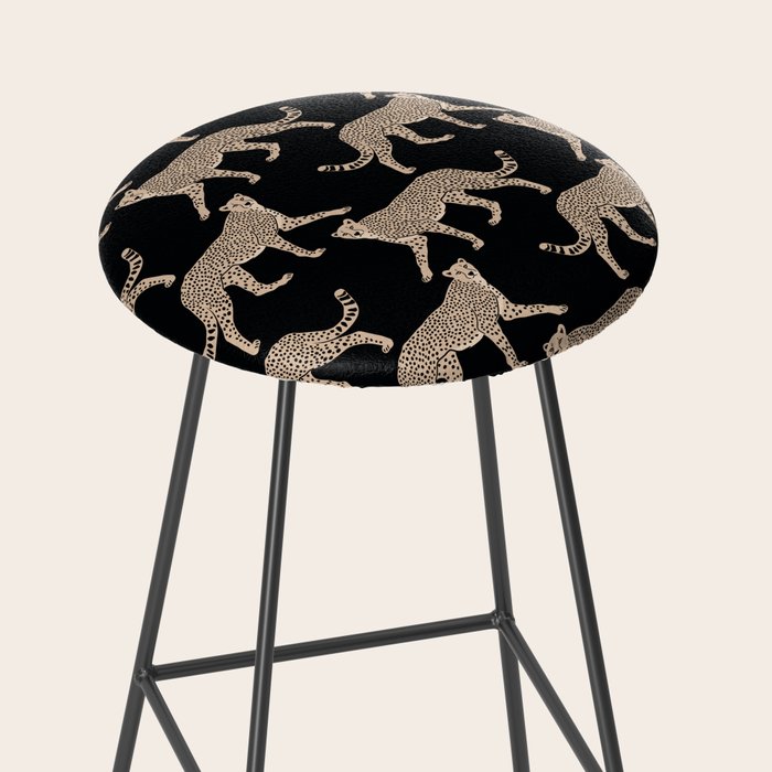 Walking Cheetahs 9 Stool Gallery Image 2