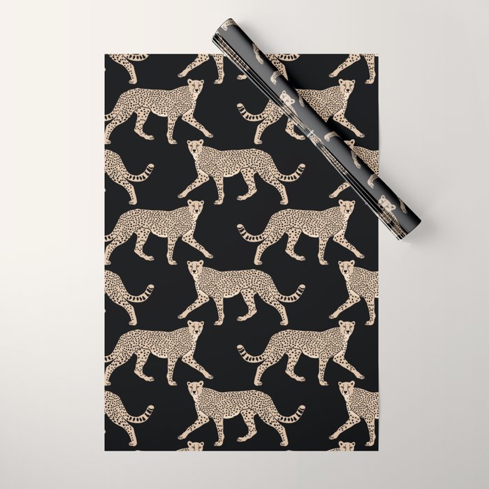 Walking Cheetahs 9 Wrapping Paper Gallery Image 1