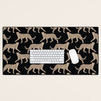 Walking Cheetahs 9 Desk Mat Gallery Image 1