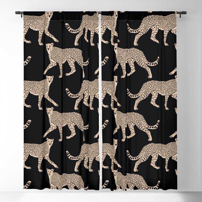 Walking Cheetahs 9 Window Curtain Gallery Image 5