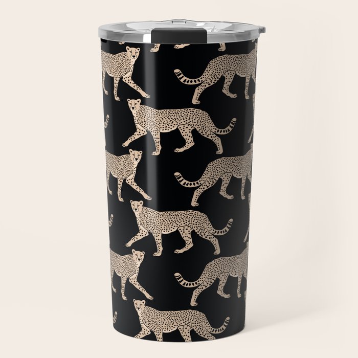 Walking Cheetahs 9 Travel Mug Gallery Image 1