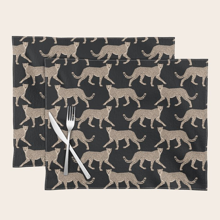 Walking Cheetahs 9 Placemat Gallery Image 1