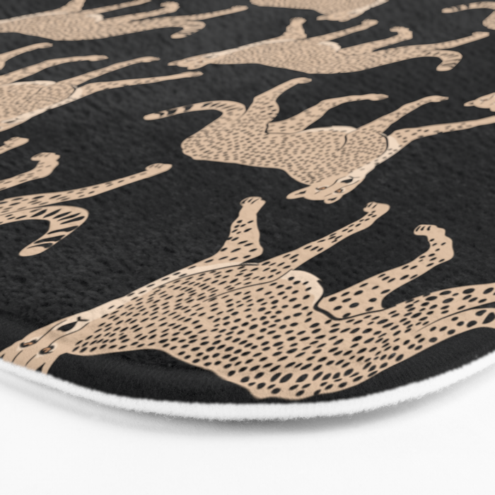 Walking Cheetahs 9 Bath Mat Gallery Image 3